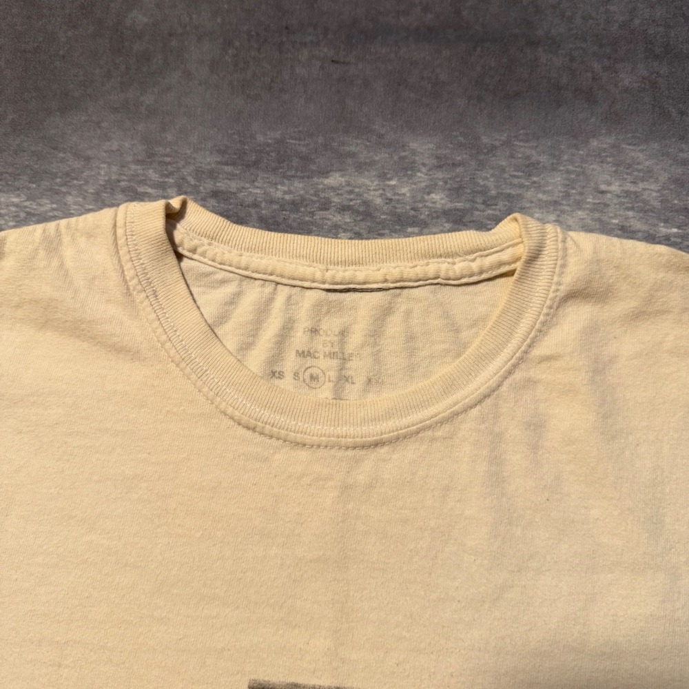 Mac Miller Swimming Album Graphic T-Shirt Mens Medium Tan Beige Double Sided - Picture 3 of 9